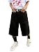 DISLANBO Mens Baggy Jeans Shorts Loose Fit Multiple Pockets Wide-Leg Denim Shorts Below Knee Hip Hop Streetwear