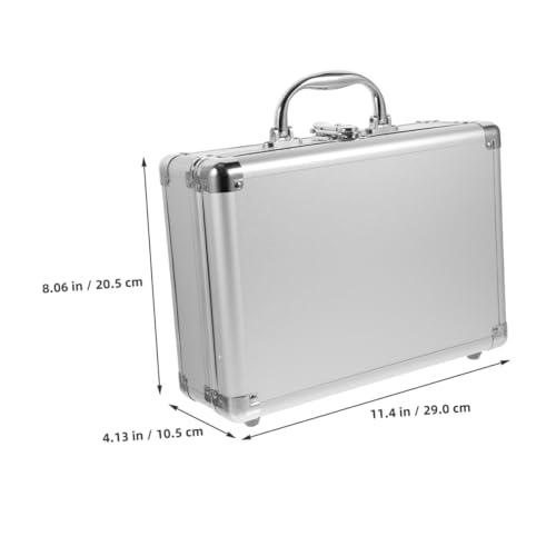 NUOBESTY Aluminum Case Multifunctional Suitcase for Outdoor Battery Organizer Storage Briefcase for Men2