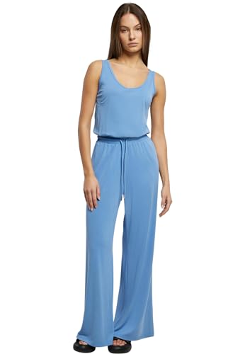 Urban Classics Ladies Long Sleevless Modal Jumpsuit T-Shirt, Horizonblue, L Femme Urban Classics Ladies Long Sleevless Modal Jumpsuit T-Shirt, Horizonblue, L Femme