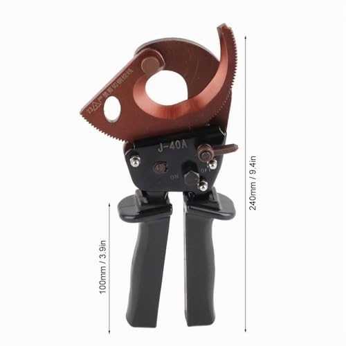 Tagliacavi Elettrico con Cricchetto per Cavi Fino a 300 mm² Utensile di Taglio Manuale Industriale
