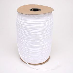 600' White Unglazed 1/8" Tie Line