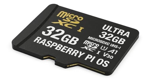 32GB Micro SD Card Preloaded with Raspberry Pi OS (Raspbian) SD Card for the Raspberry Pi 5, 4, Pi...