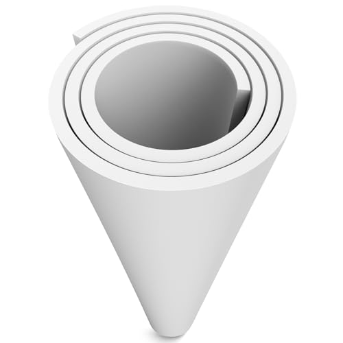 Image of MEARCOOH EVA Foam Cosplay White 12mm Thick (1mm to 20mm) Large 35.5 inch x 59 inch Sheet Premium High Density 86 kg /m3 for Cosplay, Crafts Projects