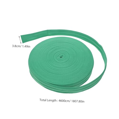 Sangle en coton vert clair rouleau de sangle souple pour ceinture - 3