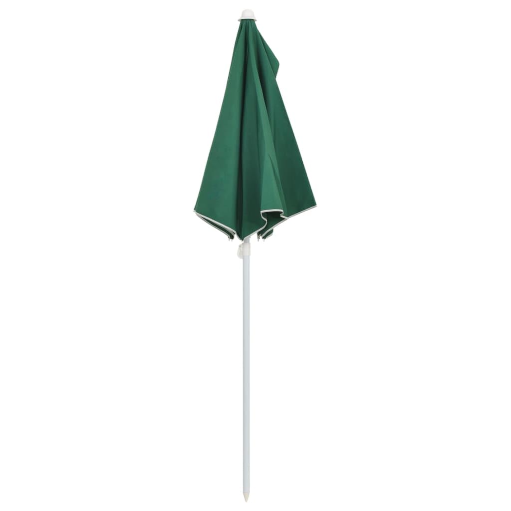 Casa & Giardino Articolo-Giardino Mezzo Ombrellone con Palo 180x90 cm Verde