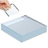 Polyvalent et pratique : ce bloc de cristal peut servir de presse-papier, d'objet décoratif ou même de support pour une boule de cristal. il allie fonctionnalité et esthétique. presse-papier lourd, idéal pour les loisirs créatifs et la décoration intérieure