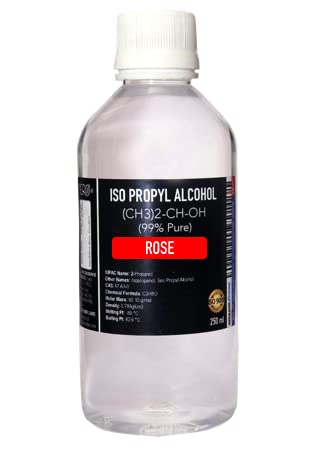 CERO ® ISO PROPYL ALCOHOL 99.9% Pure [(CH3)2-CH-OH] CAS: 67-63-0 (250ml) ROSE PERFUMED-image-45