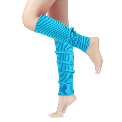 Image of ONUPGO Leg Warmers for Women 80s Sport Headband Wristbands Neon Leg Warmers Set - 80s Workout Clothes 90s Outfit for Women