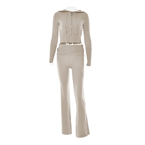 Amazon.com: Women Ribbed Knit 2 Piece Outfits Long Sleeve
