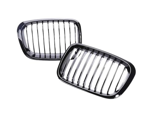 Grilles pour calandre Série 3 E46 noir brillant pour remplacer vos pièces ternies 1998-2001