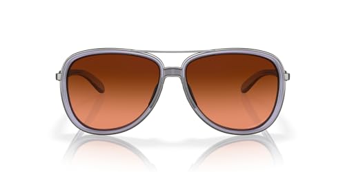 Oakley Women's OO4129 Split Time Aviator Sunglasses, Matte