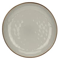 Set Aperitivo Rose&amp;Tulipani - Piatto E 3 Coppette Ceramica Bordo Oro