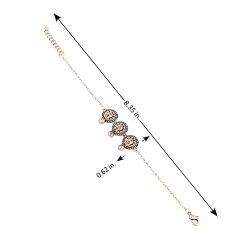 Taal Mridang Tabla Anklet - Indian Classical Dance Jewelry