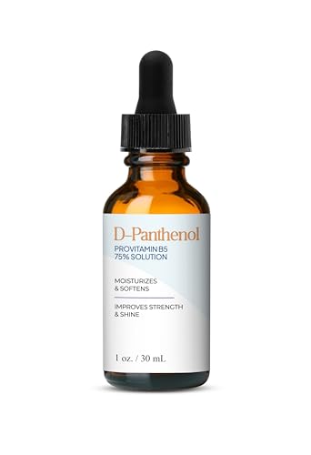 D-Panthenol Liquid 75% Provitamin B5 Solution (1 Oz / 30 mL) Provitamin B5 (D-Panthenol) 75% Solution for Skin Hair and Cosmetic Formulations Moisturizing Ingredient by Talsen Chemicals