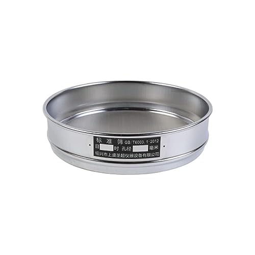 Generic Laboratory Sieve Stainless Sieve 80 Mesh (0.2Mm)/100 Mesh (0.15Mm)/120 Mesh (0.125Mm) (80 Mesh (0.2Mm)), Silver