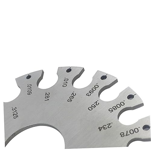 Welding Gage Tool Wire Gauge Metal Thickness Gauge for Weld Inspection miniatura 2
