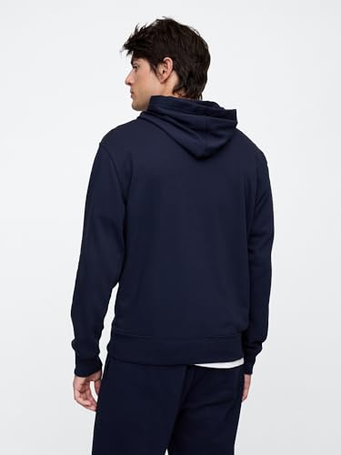 Image of Gap Men Embroidered Relaxed Fit Full Sleeve Hoodie