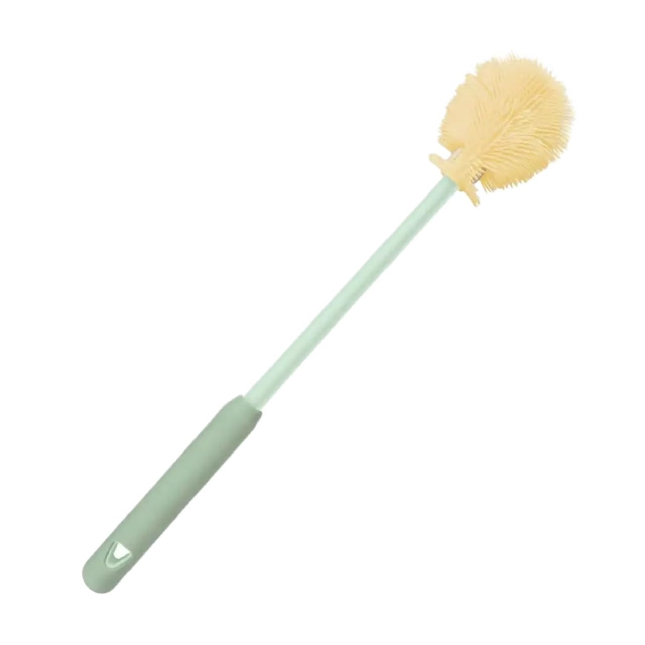 Bottle Brush 1pc Long Handle Cup Brush Flexible Deep Cleaning, Suitable For Water Bottles(Green)