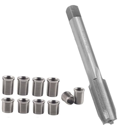 Outil de réparation de Filetage pour Bougie d'allumage M10x1 0 Boulon X1 Réparation de Filetage est Ensemble d'outils très Pratique et Efficace pour la réparation des filetages de Bougies