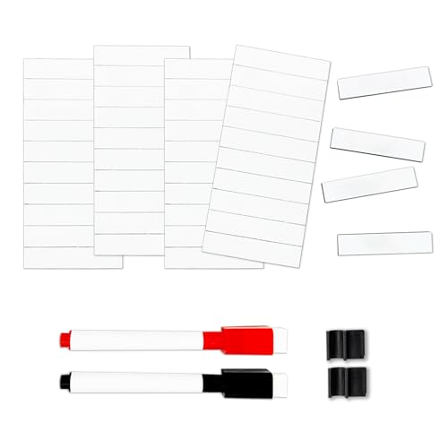 Baseball Lineup Magnets, 40Pcs 0.51 x 2.31 Inch Strong Magne