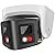PANOEAGLE 4K Dual-Lens PoE Security Camera with 180° Panoramic View,Outdoor 8MP IP Turret Camera w/Human/Vehicle Detection,98ft Full Color/IR Night Vision,2-Way Talk,SD Slot(512GB),IP67,NDAA Complaint