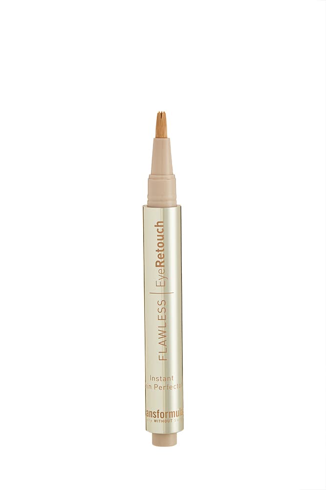 Transformulas FlawLess Eye Retouch Serum und Concealer, Hautpflege- und Make-up-Hybrid-Serum-Concealer mit lichtreflektierenden Pigmenten, um Augenringe aufzuhellen und Abdeckung zu bieten 3ml