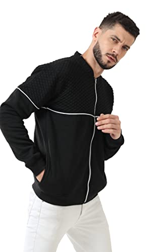 Image of fanideaz Mens Diamond Cut Puffer Jackets regular fit Bomber Jacket for Man|Stylish Winter Jackets Men| Fashionable and Comfortable Jacket for Men Stylish