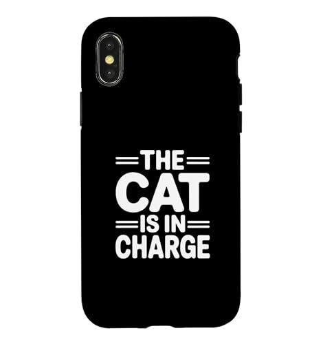 The Cat Is In Charge �X�}�z�P�[�X iPhone X/XS �p