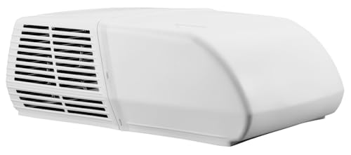 Coleman-Mach 38209-0660 Mach 15-15,000 BTU Power Saver A/C, Arctic White, Wood Skid