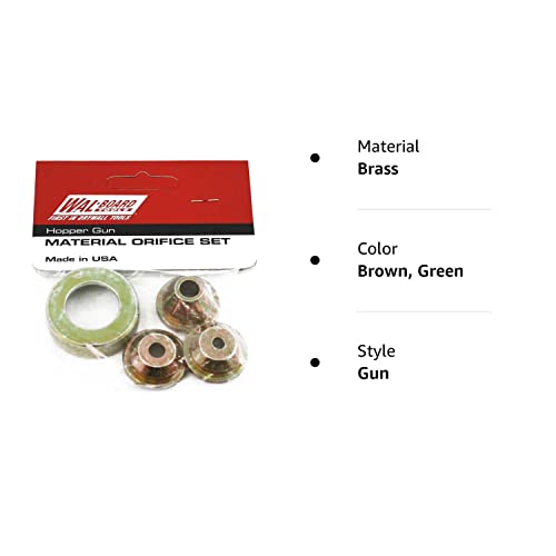 Wal-Board Drywall Texture Hopper Gun Orifice Set - 3 Tips - Fits Texture-Pro 200, Spray-Pro, Professional Texture Sprayer Models #TOP3