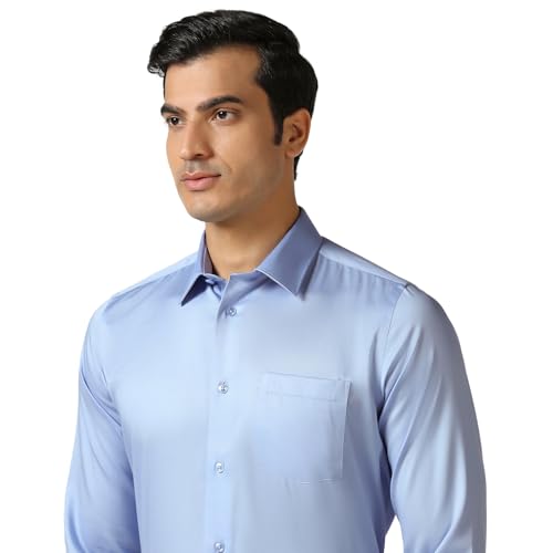 Image of blackberrys Men Non Iron Shirt with Smooth Finish, Full Sleeves and Balanced Tailoring | Suitable for Office Styling, Workplace Dressing and Professional Settings