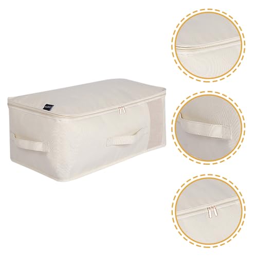 Almacenamiento bajo cama con la bolsa organizadora para edredones lavable con paño húmedo 8