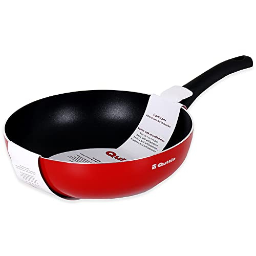 Quttin - Sartén Wok Antiadherente de inducción Infinity con Mango. Para todo tipo de cocinas....