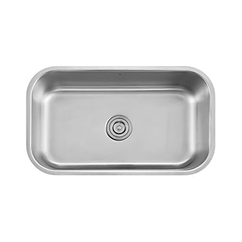 ZUHNE 30-Inch Stainless Steel Single Bowl Undermount Kitchen Sink Cover