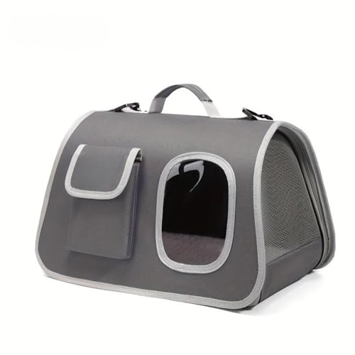 Image of Cat Backpack Carrier Expandable Pet Carrier Backpack for Small Medium Cats Fit Up to 18 Lbs, Foldable Puppy Backpack Carrier for Travel, Hiking (New Dark, 20Lx27Hx38W)