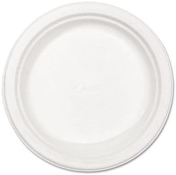 Chinet Paper Dinnerware, Plate, 8-3/4" Diameter, White, 500 per Carton
