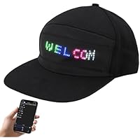 Gorra LED Programable con Control de Aplicación, Sombrero