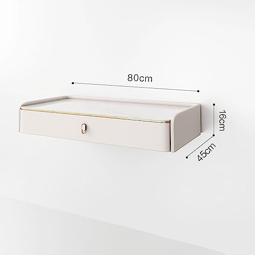Tocador de Maquillaje de Pared para Dormitorio con Luces y Asiento 3