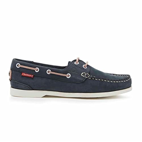 Chatham Willow, Náuticos Mujer, Azul (Navy/Pink 001), 37 EU