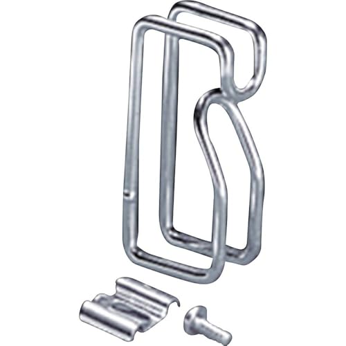Rittal DK Cable Guide Hanger 80 mm x 40 mm Galvanised Silver Surface Mount