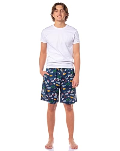 Seinfeld Pajamas Men's TV Series Master of Your Domain Lounge Sleep Shorts