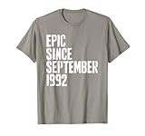 Photo Gallery awesome since september 1992 32nd birthday retro maglietta Photo Gallery awesome since september 1992 32nd birthday retro maglietta