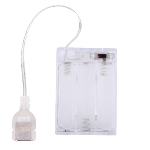 BTFO Tragbares Akkupack für 5V LED Neonschilder, Stromversorgung Batteriebox Wandelt USB Neonlichter in Batteriebetriebene um für den Innen- und Außenbereich