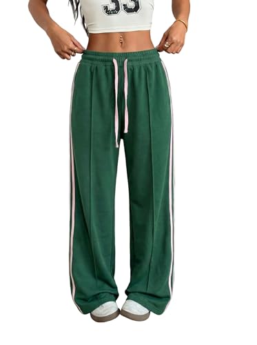 Amazon.com: ZAFUL Womens Wide Leg Sweatpants Y2K Gothic Graffiti