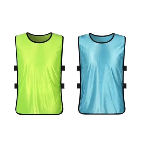 Chasubles pour entraînement de basket et foot enfants bleu rouge S
