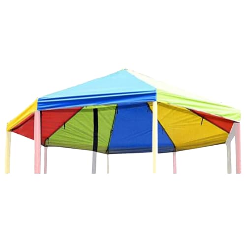 BIWKONI Outdoor Trampoline Canopy Top Sunshade Cover Backyard Fitness Rainproof Snow Ceiling Cloth Trampolines Accessories,14FT