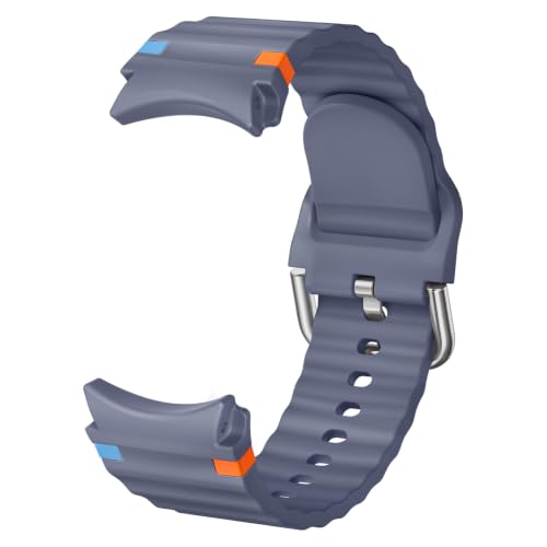 Image of Suitisbest Compatible for Samsung Galaxy Watch 7 /6 /5 /4 /FE Strap, 40mm 44mm 45mm /Watch 6 4 Classic 4 42mm 46mm 43mm 47m,Silicone Sport Straps No Gap Men Women
