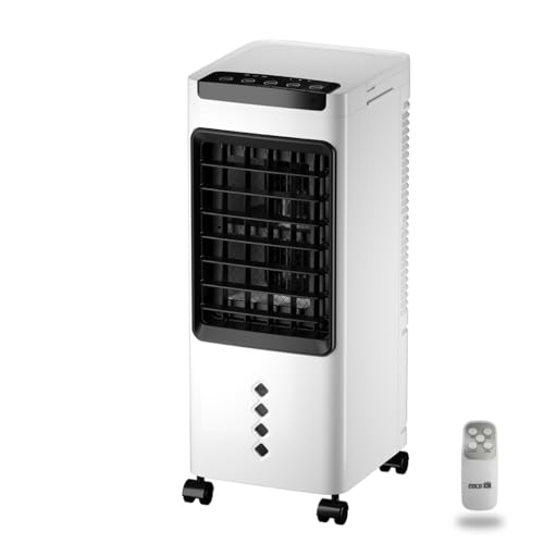 VENTEO – Refroidisseur d&rsquo;air portable 3 en 1 – Refroidisseur, humidifie et purifie, climatiseur évaporatif, basse consommation 60 W, humidificateur portable, minuteur, télécommande, 3 vitesses