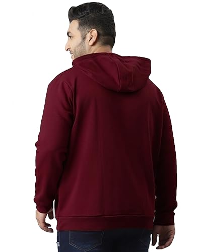 Image of West Gate Clothing Plus Size Mens Cotton Hoodies,Hooded Sweatshirt|100% Cotton Hoodies Plus Size Collection for Men|Fly High Printed Hoodie