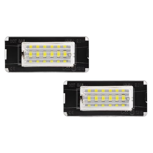 Luz LED para placa matrícula Canbus lámpara sin errores 6000K blanco Mini Cooper R56 R57 R58 R59 repuesto